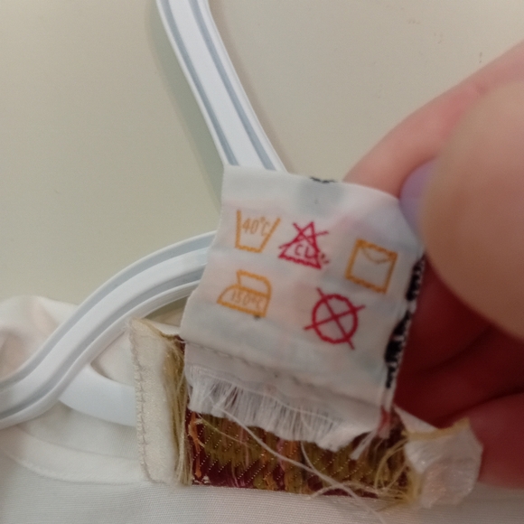 Dalia Cream Ruffle Tie-Front Blouse - Picture 4 of 4